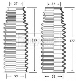 BORG & BECK gofruotoji membrana, vairavimas BSG3223